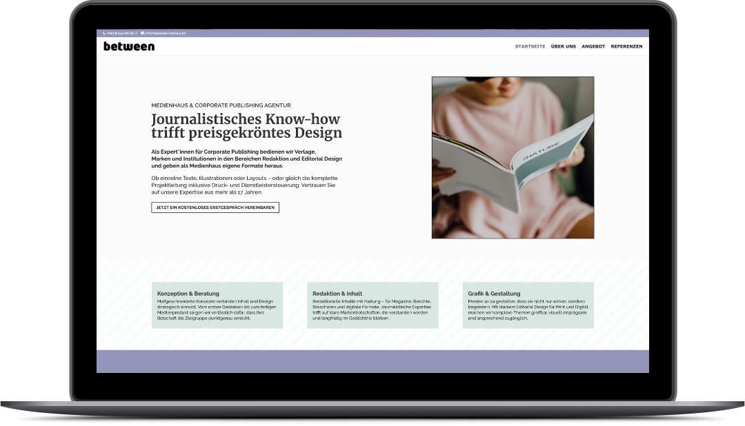 Referenz Webdesign Elsenfeld between